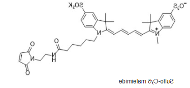 Sulfo-Cy5 maleimide.png