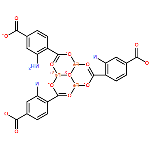 NH2-MIL-88B(Fe)金属有机骨架