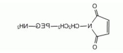 MAL-PEG-NH2;马来酰亚胺聚乙二醇氨基的结构式 MAL-PEG-NH2;马来酰亚胺聚乙二醇氨基的结构式