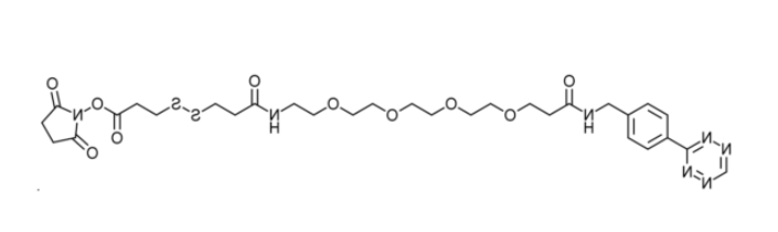 Tetrazine-PEG4-SS-NHS
