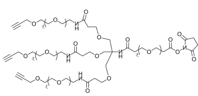 NHS-PEG5-tris-PEG4-alkyne