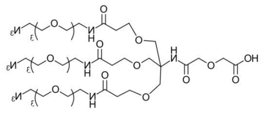Acid-PEG1-tris-PEG3-azide