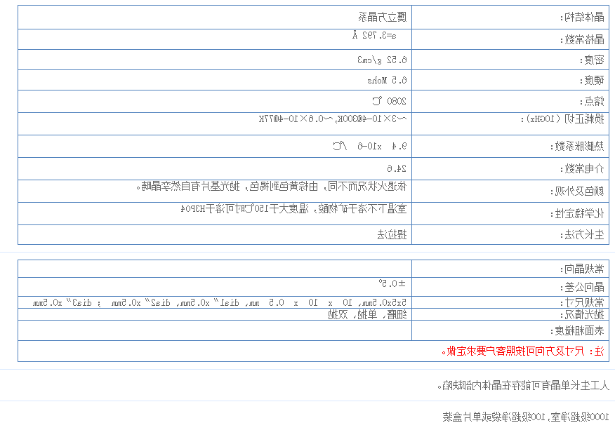 铝酸镧LaAlO3晶体 铝酸镧LaAlO3晶体
