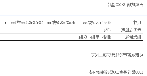 石英单晶 (SiO2)晶体