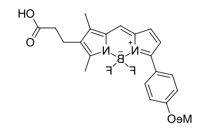 荧光染料BDP TMR carboxylic acid/COOH/羧基羧酸  CAS:287384-28-5的溶解度如何？