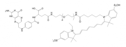 荧光染料Cy7-PEG-Folate，Cy7-聚乙二醇-叶酸，Ex/Em(nm) 755/787
