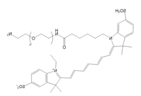 荧光染料Cy7-PEG-N3/azide/叠氮化物，Cy7-聚乙二醇-叠氮，Ex/Em(nm) 755/787