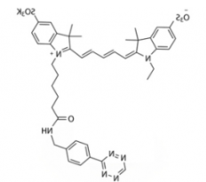 荧光染料diSulfo Cy5-Tetrazine，二磺酸基水溶性Cy5-四嗪，激发发射波长Ex/Em(nm) 648/662