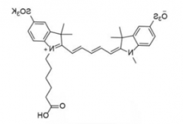 水溶性二磺酸基diSulfo-Cy5 carboxylic acid/COOH/羧基羧酸(Methyl)，CAS:1121756-16-8