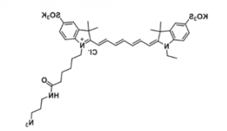 水溶性二磺酸diSulfo-Cy7 azide/N3/叠氮(Ethyl，乙基)，激发发射波长Ex/Em(nm) 750/773