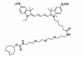 水溶性花菁染料Cy5-反式环辛烯，磺酸基Sulfo Cy5-TCO，Ex/Em(nm) 655/678