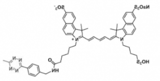 水溶性三磺酸基荧光染料triSulfo-Cy5.5 Me-Tetrazin甲基四嗪，Ex/Em(nm) 673/691