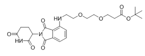 Thalidomide-4-NH-PEG2-COO(t-Bu)