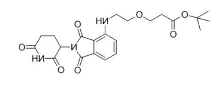 Thalidomide-4-NH-PEG1-COO(t-Bu)