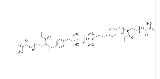 MA-PEtOXZ-PDMS-PEtOXZ-MA
