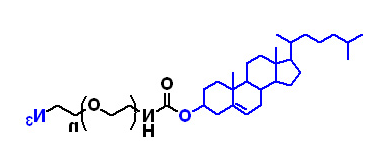 Cholesterol-PEG-Azide，胆固醇聚乙二醇叠氮，CHOL-PEG-N3，胆固醇PEG叠氮衍生物