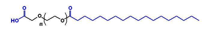 SA-PEG2000-COOH，硬脂酸聚乙二醇羧基，Stearic acid-PEG-Acid