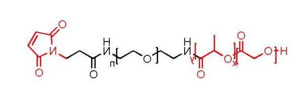 PLGA-PEG-MAL MW:1000,2000 PLGA 50：50   聚乙交酯丙交酯-聚乙二醇-马来酰亚胺 Mal-PEG-PLGA
