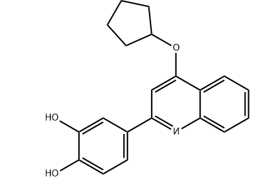 ROS活化氧分子CMS121,CAS:1353224-53-9,4-(4-(cyclopentyloxy)quinolin-2-yl)benzene-1,2-diol ROS活化氧分子CMS121,CAS:1353224-53-9,4-(4-(cyclopentyloxy)quinolin-2-yl)benzene-1,2-diol