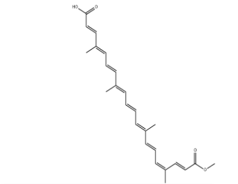 活化氧Bixin，胭脂树橙，CAS：6983-79-5，分子式C25H30O4