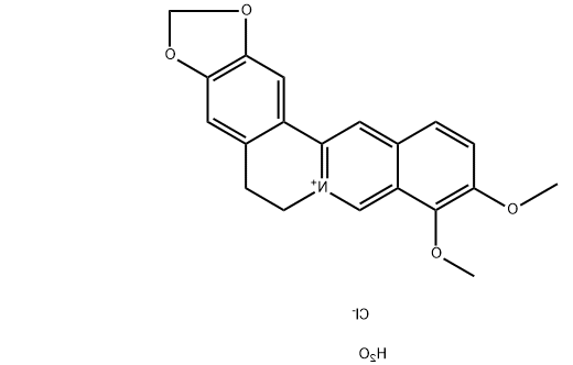 CAS：68030-18-2，Berberine chloride hydrate，盐酸黄连素水合物活化氧材料