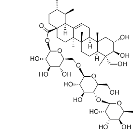 活化氧积雪草苷，Asiaticoside，CAS：16830-15-2，分子式C48H78O19