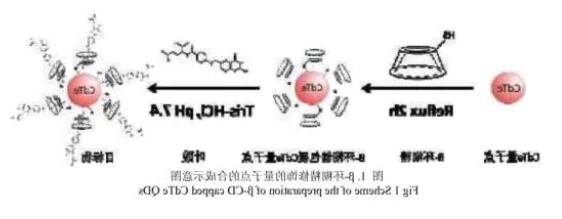 -环糊精修饰碲化镉CdTe量子点