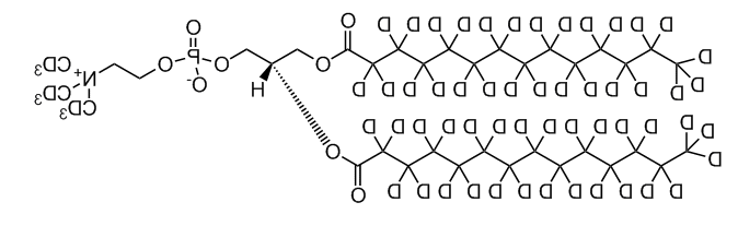 14:0 PC-d63|1,2-dimyristoyl-d54-sn-glycero-3-phosphocholine-N,N,N-trimethyl-d9
