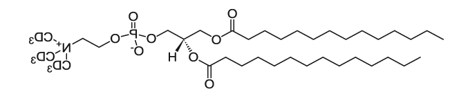 14:0 PC-d9|1,2-dimyristoyl-sn-glycero-3-phosphocholine-N,N,N-trimethyl-d9