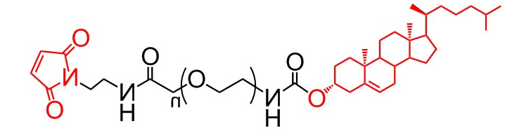 胆固醇-聚乙二醇-马来酰亚胺，Cholesterol-PEG-Maleimide，胆固醇PEG马来酰亚胺