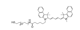 CY5.5-聚乙二醇-巯基,CY5.5-PEG-SH,Cy5.5聚乙二醇巯基 CY5.5-聚乙二醇-巯基,CY5.5-PEG-SH,Cy5.5聚乙二醇巯基
