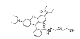 罗丹明聚乙二醇巯基，RB-PEG-SH，Rhodamine PEG Thiol