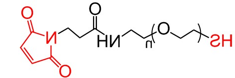 巯基聚乙二醇马来酰亚胺、SH-PEG-MAL，Thiol-PEG-MAL