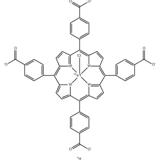 四羧基苯基卟啉铁，CAS:55266-17-6，Fe(III) meso-Tetra(4-carboxyphenyl)porphine C