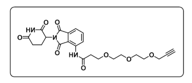 Pomalidomide-PEG3-Alkyne