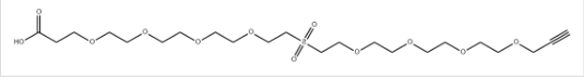 Propargyl-PEG4-Sulfone-PEG4-acid