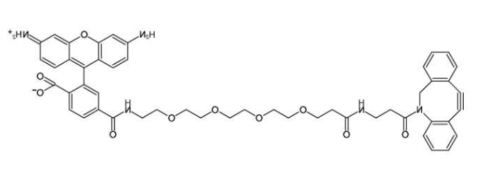 Carboxyrhodamine 110-PEG4-DBCO