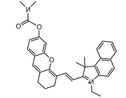 羧酸酯酶荧光探针