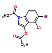 1-乙酰基-5-溴-4-氯-3-吲哚乙酯  