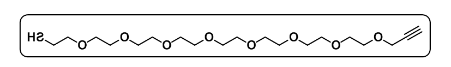 Propargyl-PEG8-thiol