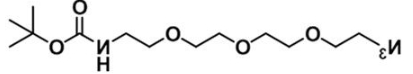 CAS 642091-68-7；叔丁氧羰基三聚乙二醇乙基叠氮；Azide-PEG3-NH-Boc；Azido-PEG3-NHBoc；Boc-NH-PEG3-azide