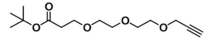 丙炔基-三聚乙二醇-丙酸叔丁酯；Alkyne-PEG3-COOtBu
