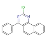 2-氯-4-苯基苯并[h]喹唑啉	  