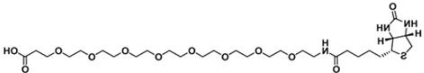 CAS:2143964-62-7；生物素八聚乙二醇丙酸；(+)-Biotin-PEG8-Acid
