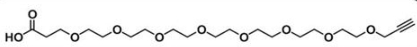 丙炔-八乙二醇-羧酸；Alkyne-PEG8-acid；Propargyl-PEG8-acid