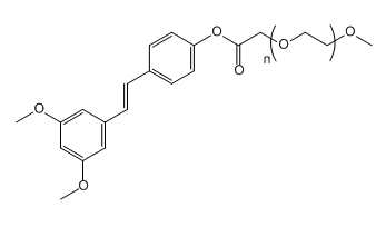 mPEG-PSB;甲氧基聚乙二醇-紫檀芪;应用于医学研究