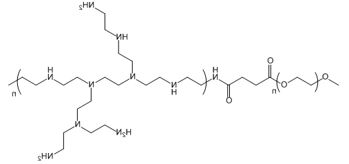 mPEG-PEI(25K)；甲氧基聚乙二醇-聚乙烯亚胺(25K)；mPEG-Polyethylenimine(25K)