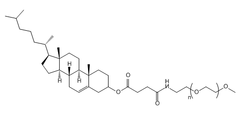 mPEG-CLS;甲氧基聚乙二醇-胆固醇;mPEG-Cholesterol mPEG-CLS;甲氧基聚乙二醇-胆固醇;mPEG-Cholesterol