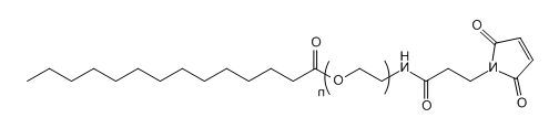 Mal-PEG-MTA 马来酰亚胺-聚乙二醇-肉豆蔻酸