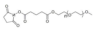 mPEG-SG;甲氧基聚乙二醇琥珀酰亚胺戊二酸酯;mPEG-Succinimidyl Glutarate ester